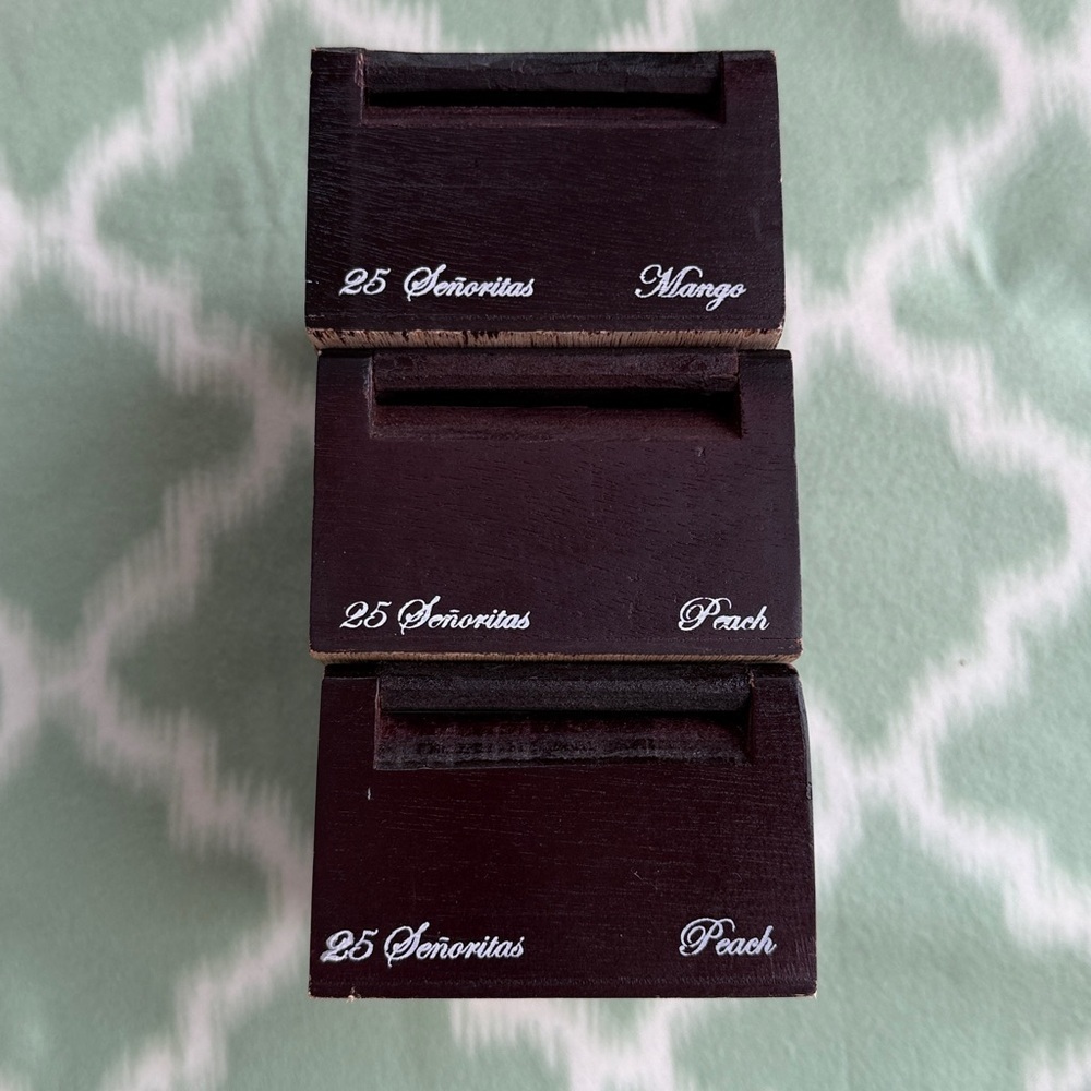 3 Cojimar Wooden Boxes Set of 3 dark brown - Picture 5 of 7
